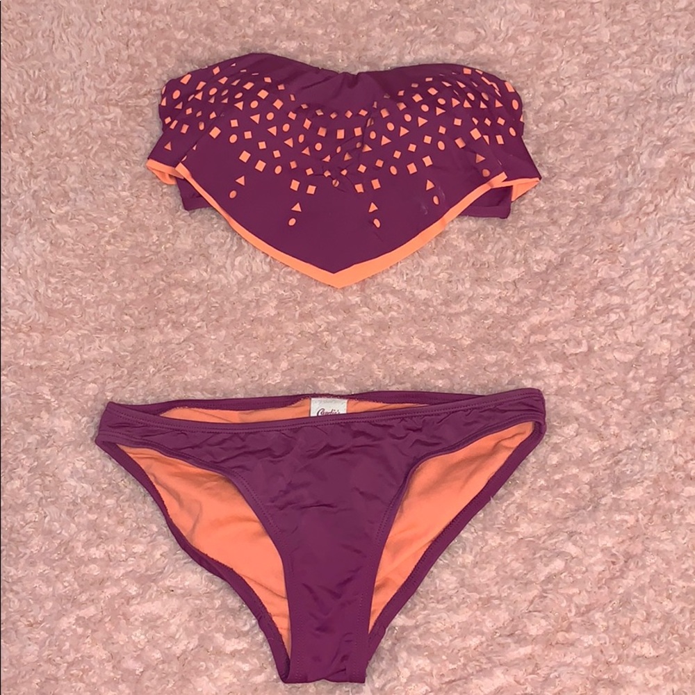 Two piece bathing suit
